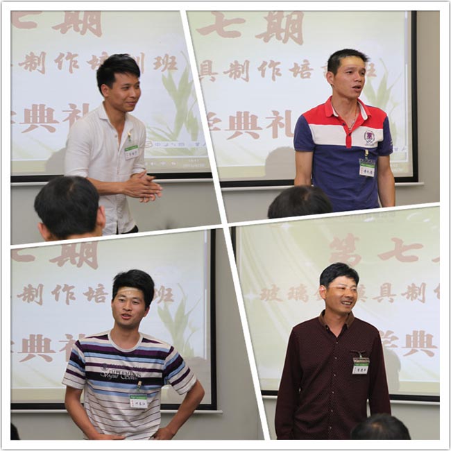 學(xué)員積極上臺做自我介紹，會議氣氛熱烈
