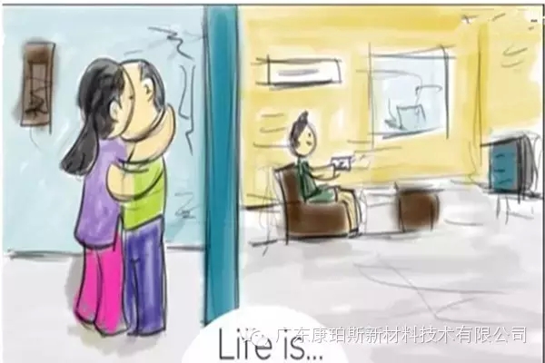 人生就是。。。 就算孩子在家，還是忍不住與40歲的另一半偷偷親一口
