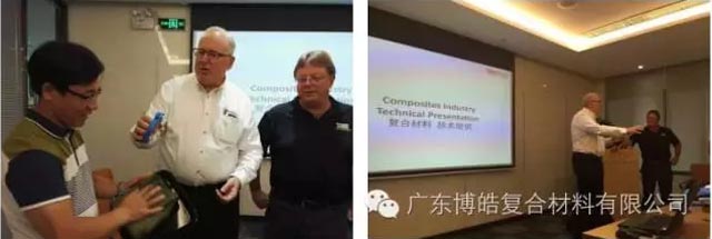 2016年9月7日，廣東博皓復合材料有限公司非常榮幸迎來了美國Stoner公司的代表們，共同慶祝廣東博皓復合材料有限公司與美國Stoner公司達成戰(zhàn)略合作伙伴關(guān)系并召開技術(shù)交流會